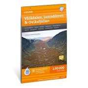 Vålådalen, Lunndörren & Oviksfjällen 1:50 000 Calazo